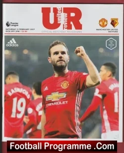 Manchester United v Watford 2017 - football programme