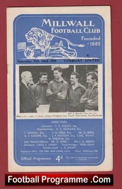 Millwall v Torquay United 1958 – Man Utd Tribute