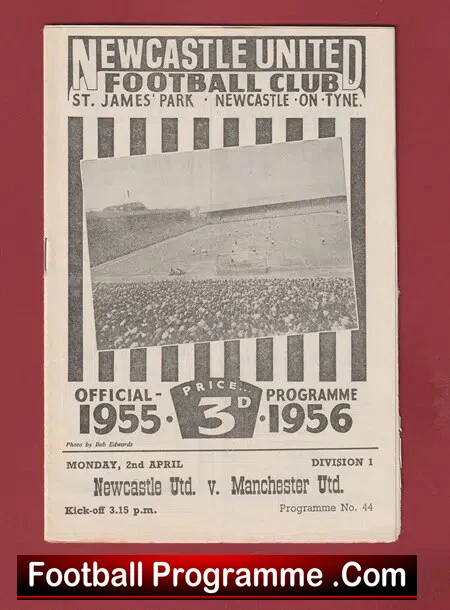 Newcastle United v Manchester United 1956 – Man Utd