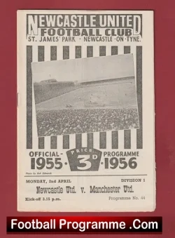 Newcastle United v Manchester United 1956 – Man Utd