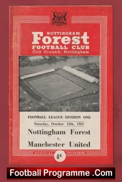Nottingham Forest v Manchester United 1957 – Man Utd 57