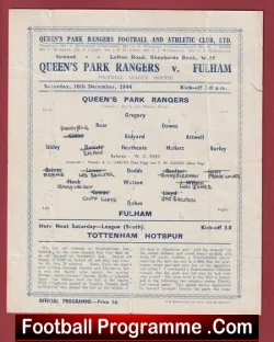 Queens Park Rangers v Fulham 1944
