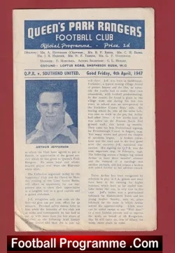 Queens Park Rangers v Southend United 1947 – QPR 1940’s