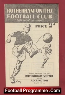 Rotherham United v Accrington Stanley 1947