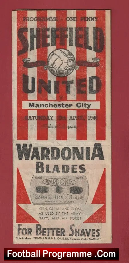 Sheffield United v Manchester City 1946