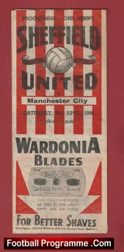Sheffield United v Manchester City 1946
