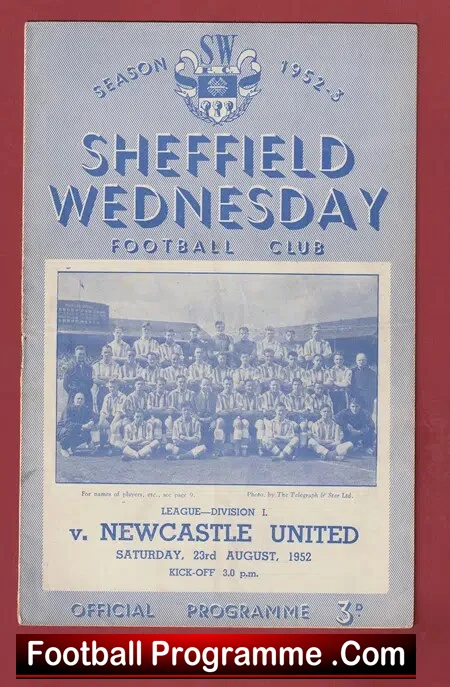 Sheffield Wednesday v Newcastle United 1952