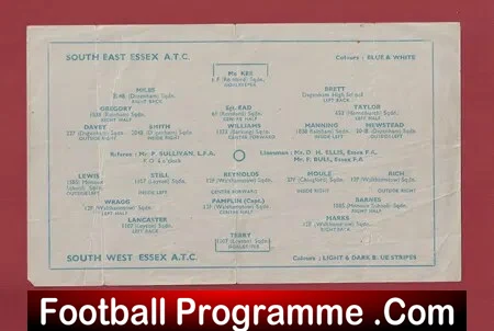 South East Essex v South West Essex 1945 - ATC County Tottenham