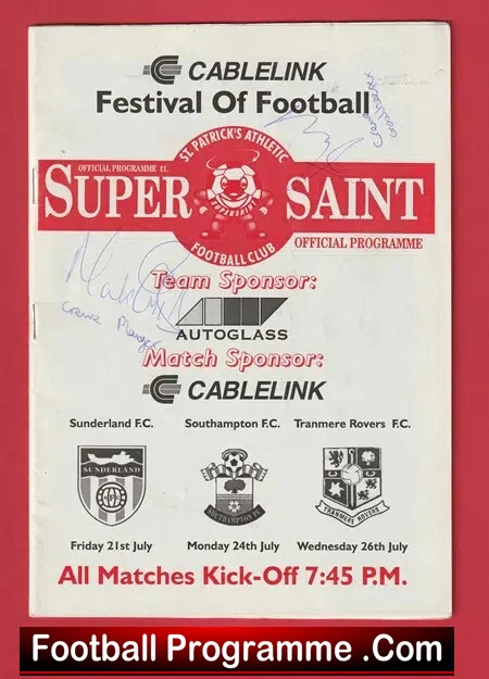 Southampton Football Tournament 1995 – Multi SIGNED