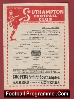 Southampton v Swansea 1946 - 1940s
