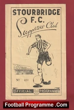 Stourbridge v Nuneaton Borough 1949 – 1940’s