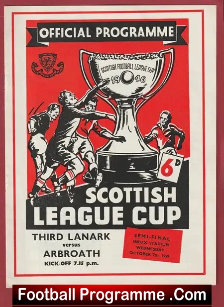 Third Lanark v Arbroath 1959 – Scottish League Cup Final