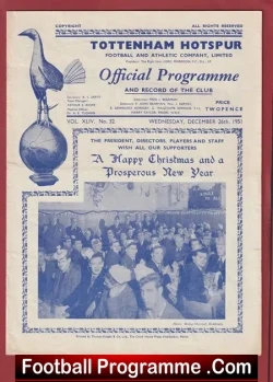 Tottenham Hotspur v Charlton Athletic 1951