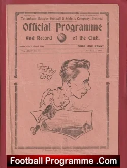 Tottenham Hotspur v Chelsea 1931 – 1930’s Programme