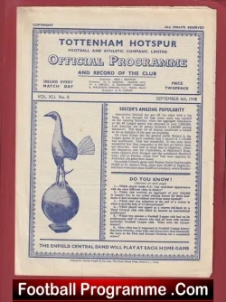 Tottenham Hotspur v Chesterfield 1948 – 1940’s