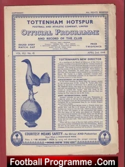 Tottenham Hotspur v Southampton 1949
