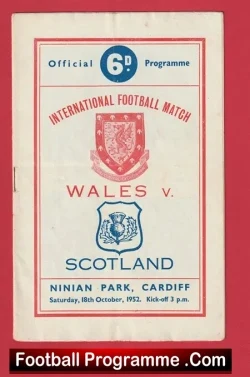 Wales v Scotland 1952 – Cardiff