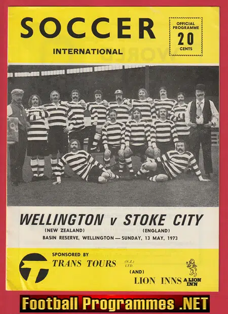 Wellington v Stoke City 1973 – New Zealand – NZ
