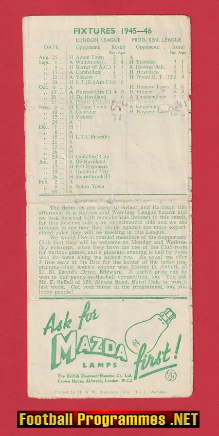 Edgeware Town v Maccabi 1945 - Jewish Team Israel