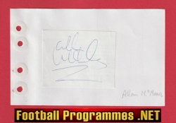 Allan McManus – Heart Of Midlothian Hearts Signed Autograph