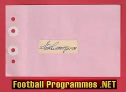 Eddie Rutherford - Heart Of Midlothian Hearts Signed Autograph