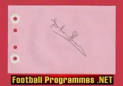 Graham S.....? - Heart Of Midlothian Hearts Signed Autograph