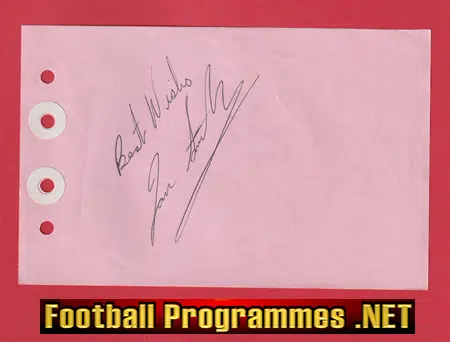 John S....? - Heart Of Midlothian Hearts Signed Autograph
