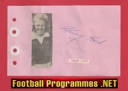 Kenny Aird - Heart Of Midlothian Hearts Signed Autograph
