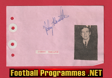 Billy Menmuir – Heart Of Midlothian Hearts Signed Autograph