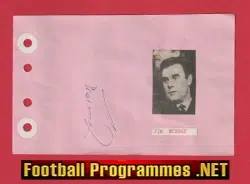 Jim Murray - Heart Of Midlothian Hearts Signed Autograph