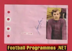 Jimmy Brown - Heart Of Midlothian Hearts Signed Autograph