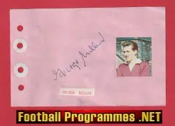 George Miller - Heart Of Midlothian Hearts Signed Autograph