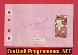 Tommy Traynor - Heart Of Midlothian Hearts Signed Autograph