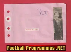 Robert Tait - Heart Of Midlothian Hearts Signed Autograph