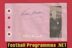 Wilson Strachan – Heart Of Midlothian Hearts Signed Autograph