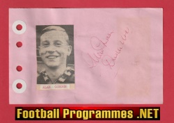 Alan Gordon – Heart Of Midlothian Hearts Signed Autograph