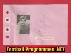 Eddie Loughborough – Heart Of Midlothian Hearts Signed Autograph