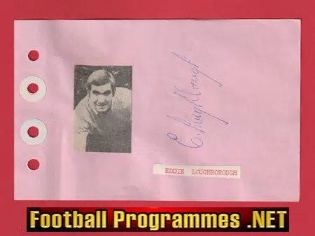 Eddie Loughborough – Heart Of Midlothian Hearts Signed Autograph