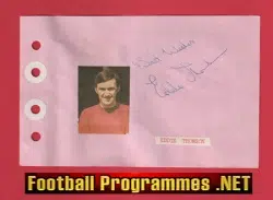 Eddie Thomson – Heart Of Midlothian Hearts Signed Autograph