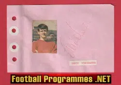 Ernie Winchester - Heart Of Midlothian Hearts Signed Autograph