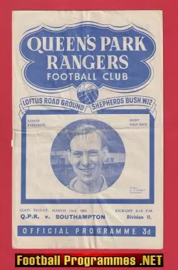 Queens Park Rangers v Southampton 1951 - QPR