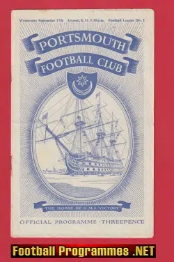 Portsmouth v Arsenal 1952