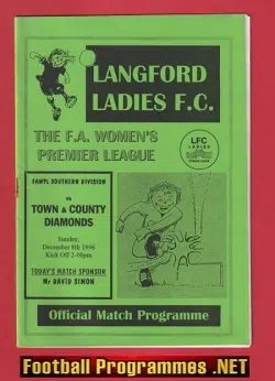 Langford Ladies v Town & Country Diamonds 1996 - Womens Football