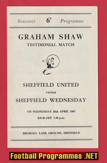 Graham Shaw Testimonial Benefit Game Sheffield United 1967
