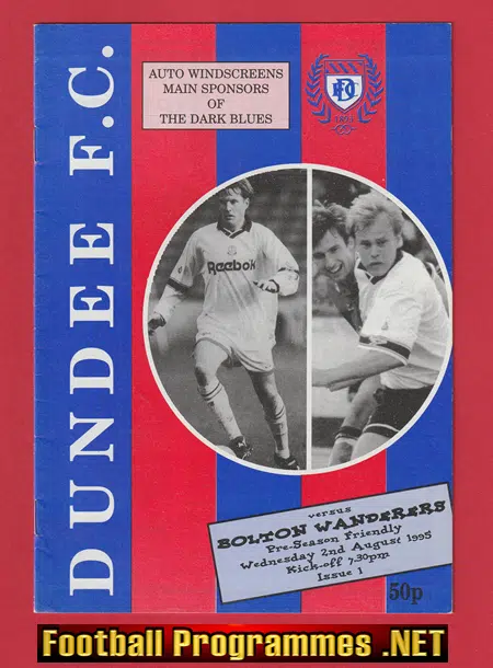 Dundee v Bolton Wanderers 1995 – Pre Season Friendly Scotland