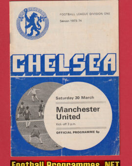 Chelsea v Manchester United 1974 – Man Utd