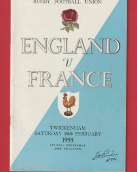 England Rugby v France 1955 – Twickenham