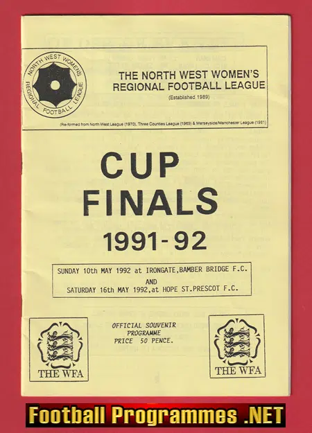 Bury Ladies v Pilkingtons 1992 - Cup Final + Leasowe + St Helens