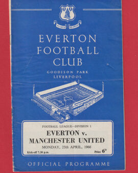 Everton v Manchester United 1966