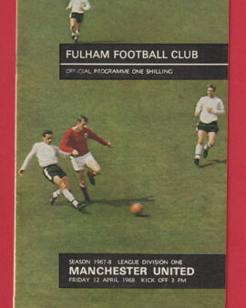 Fulham v Manchester United 1968 – Man Utd